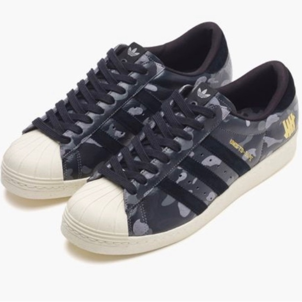 DS BAPE X UNDFTD X ADIDAS SUPERSTAR 80S